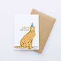 Cheetah Birthday Card