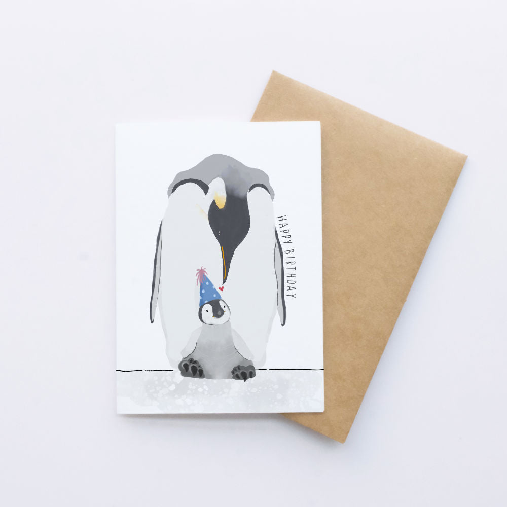 Penguin Birthday Card