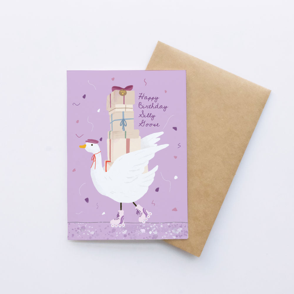 Silly Goose Birthday Card