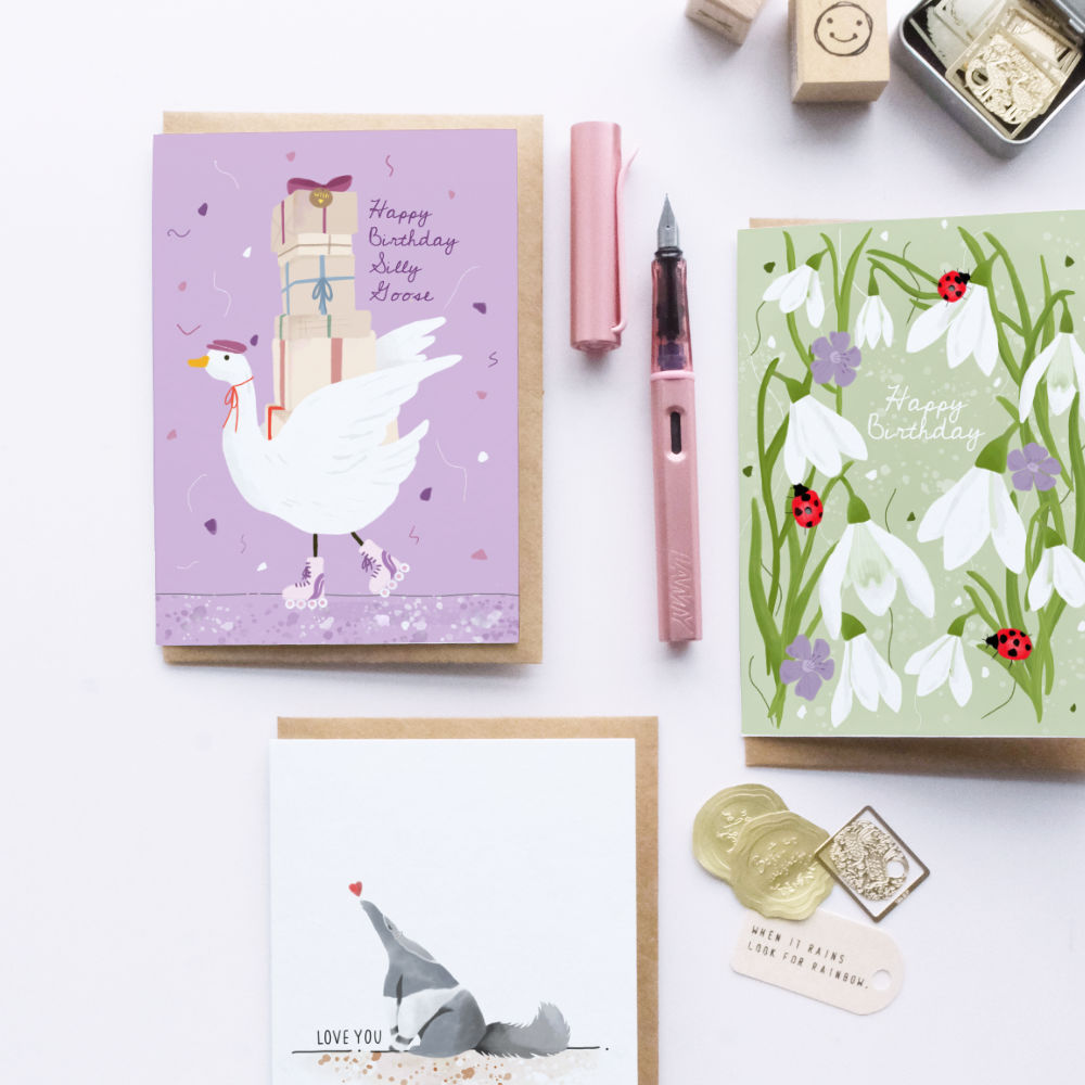 Silly Goose Birthday Card