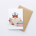 Bear Bake a Cake Birthday Card