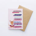 Mouse & Books Birthday Card