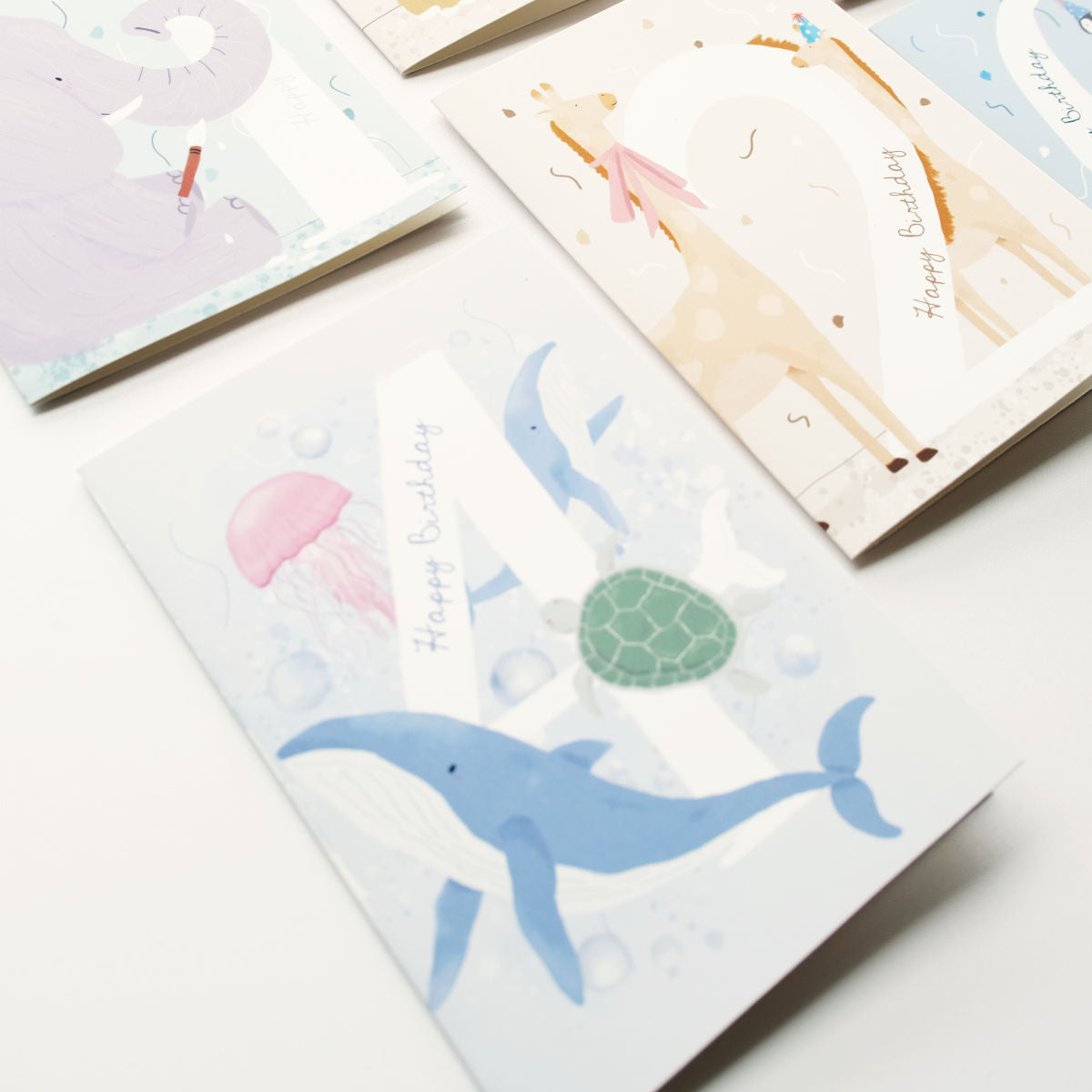 Whale | 4th Birthday Card