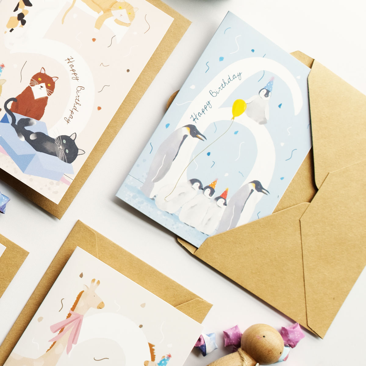 Penguin | 6th Birthday Card