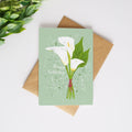 Calla Lily Birthday Card